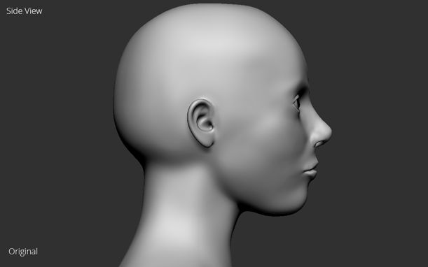 No sculpting in this one, just the difference